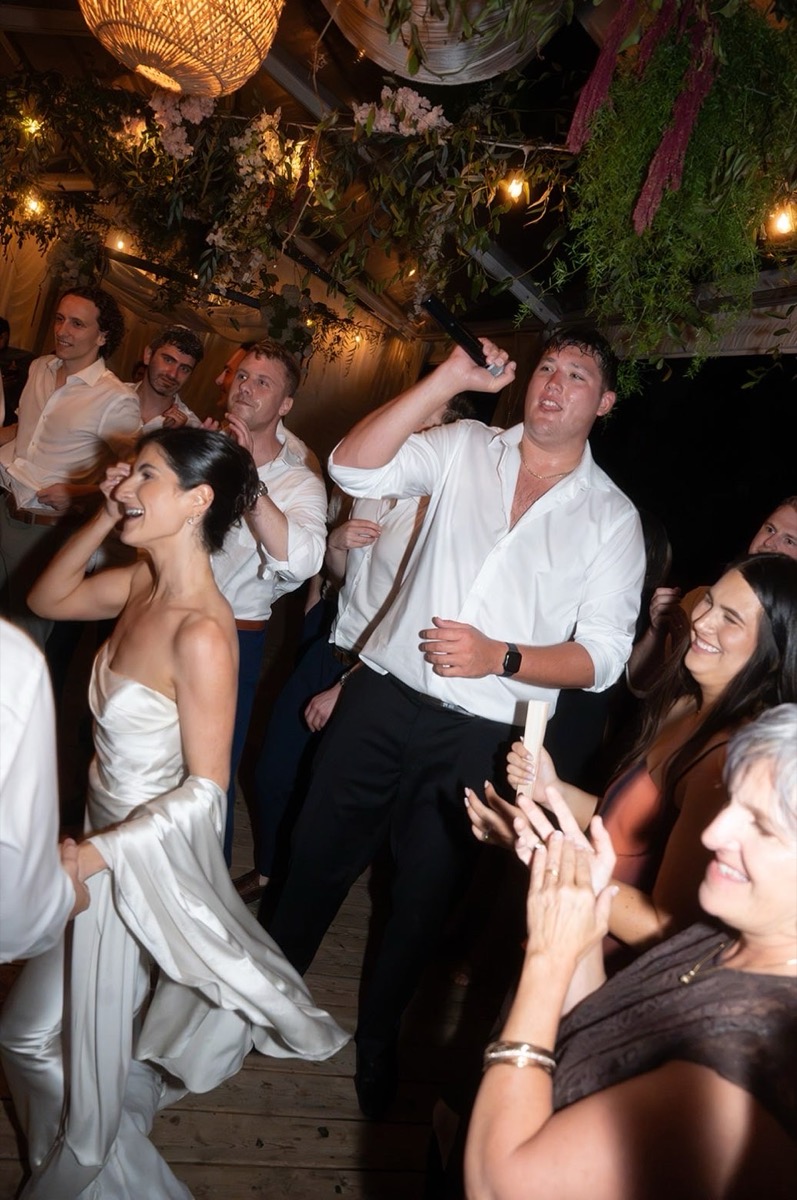 Wedding reception celebration